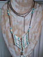 Vintage ketting goudkleurig, Ophalen of Verzenden, Zo goed als nieuw, Overige materialen
