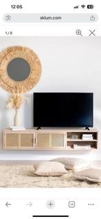 Wall-mounted TV cabinet 150x35 cm in Ralik wood, Huis en Inrichting, Ophalen, Zo goed als nieuw, 25 tot 50 cm, Minder dan 100 cm
