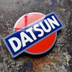 Emaille Schild DATSUN NISSAN Dealer Reclamebord Plaat Japan, Verzenden, Gebruikt, Reclamebord