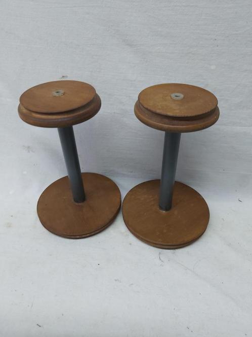 Spoelen klossen 2 x groot model spinnewiel, Hobby en Vrije tijd, Spinnewielen en Spinnen, Gebruikt, Spinnewiel, Ophalen of Verzenden
