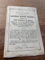 Fransen Sjouwkje 1794 -1859 Wijtgaard x vd Zweep -28751, Ophalen of Verzenden, Bidprentje