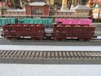 MARKLIN SNCB SET ERTZWAGONS ON RAIL  MET LADING, Hobby en Vrije tijd, Modeltreinen | H0, Wisselstroom, Treinset, Ophalen of Verzenden