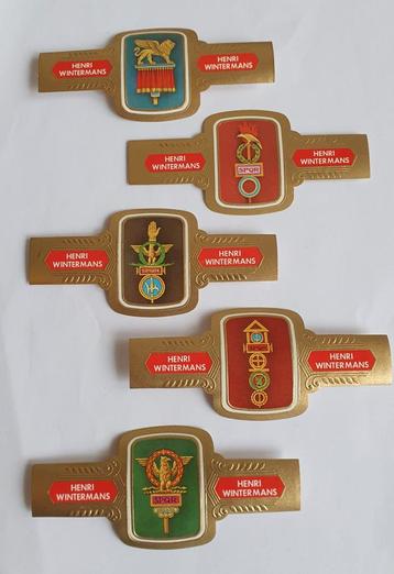 Henri Wintermans Romeinse Legerstandaards Sigarenbandjes.  beschikbaar voor biedingen