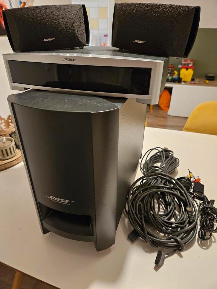 Bose 321 home cinema set, Audio, Tv en Foto, Home Cinema-sets, Zo goed als nieuw, Overige spelers, Overige systemen, 70 watt of meer