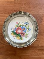 Tinnen / porseleinen wandbord, Antiek en Kunst, Antiek | Tin, Ophalen of Verzenden