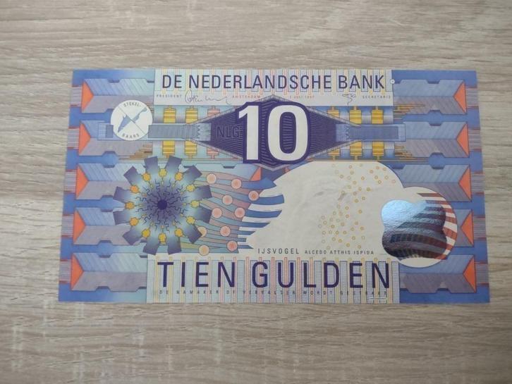 UNC proefserie biljet 10 gulden IJsvogel 1997, PL48b2, Postzegels en Munten, Bankbiljetten | Nederland, 10 gulden, Ophalen of Verzenden