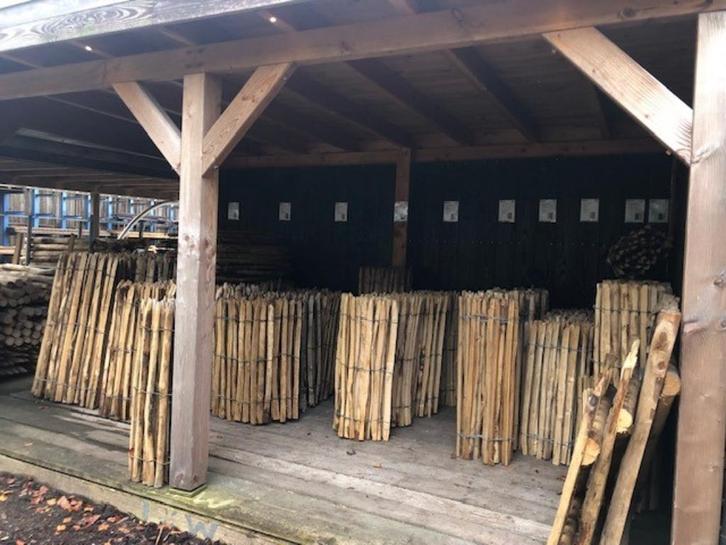 Kastanjehouten omheining, Tuin en Terras, Tuinhekken en Hekwerk, Nieuw, Tuinhek, Hout, Ophalen