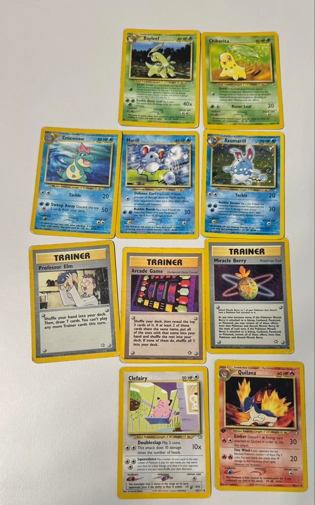 Pokémon Kaarten Set - 10 stuks, Ophalen, Gebruikt, Meerdere kaarten