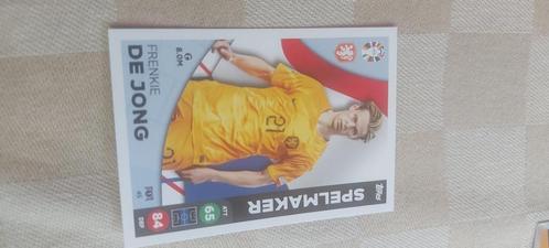 voetbal plaatje voetbalplaatje Frenkie de Jong EK 2024 NL, Hobby en Vrije tijd, Stickers en Plaatjes, Nieuw, Plaatje, Ophalen of Verzenden