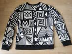 Sweater / Trui met patroon zwart/wit, Zwart, Nieuw, Ophalen of Verzenden, YingWang