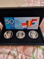Zilveren Benelux set 1994 Proof. 2 stuks., Setje, Koningin Beatrix, Zilver, Ophalen of Verzenden