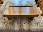 Tafel Lessenaar grenen hout, Huis en Inrichting, Ophalen, Minder dan 45 cm, Gebruikt, Vierkant
