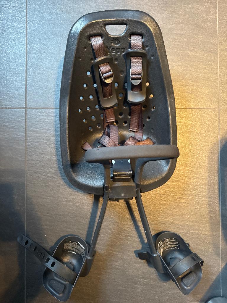 Fiets stoeltje Yepp voorop kleur zwart, Ophalen, Gebruikt, Yepp, Voorzitje