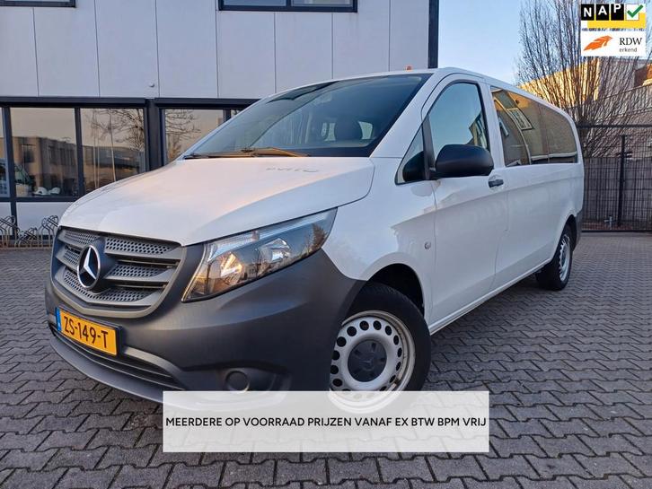 Mercedes-Benz EVito Tourer PRO L3 35Kwh AIRCO/9PERSONEN/ZERO, Auto's, Mercedes-Benz, Te koop, Vito Tourer, ABS, Airbags, Airconditioning