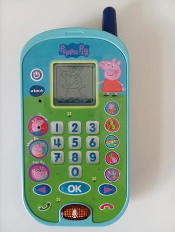 Peppa big leertelefoon interactief beschikbaar voor biedingen