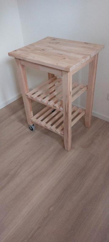 Ikea BEKVÄM Roltafel 85x58x50 cm zo goed als nieuw €35 beschikbaar voor biedingen
