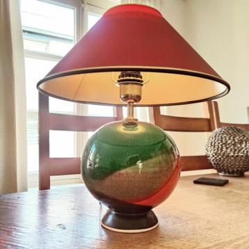 mid century tafellamp keramiek, beschikbaar voor biedingen