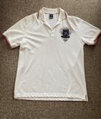Polo shirt botticelli wit maat M:ZGAN, Kleding | Heren, Verzenden, Zo goed als nieuw, Maat 48/50 (M), Wit