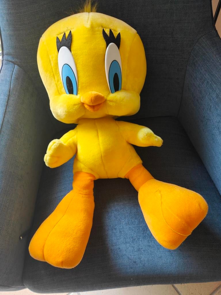 Tweety is 60cm  en wil graag naar een  verzamelaar., Ophalen of Verzenden, Looney Tunes, Zo goed als nieuw, Overige typen