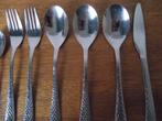 8 stuks hamerslag bestek 6 Sola 1 dessert lepel Drache p st, Ophalen of Verzenden, Zo goed als nieuw, Rvs of Chroom, Vaatwasserbestendig