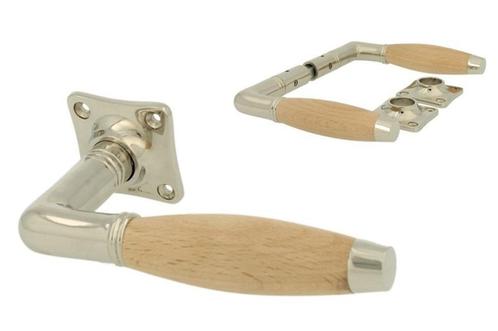 Tonmodel deurklink beuken messing vernikkeld, Doe-het-zelf en Verbouw, Hang- en Sluitwerk, Nieuw, Klink of Kruk, Rvs, Ophalen of Verzenden