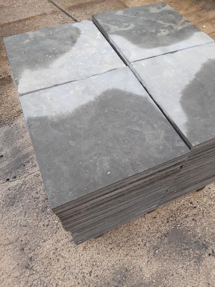 Chinees hardsteen 50x50, verschillende diktes en prijzen, Tuin en Terras, Tegels en Klinkers, Gebruikt, Terrastegels, Natuursteen