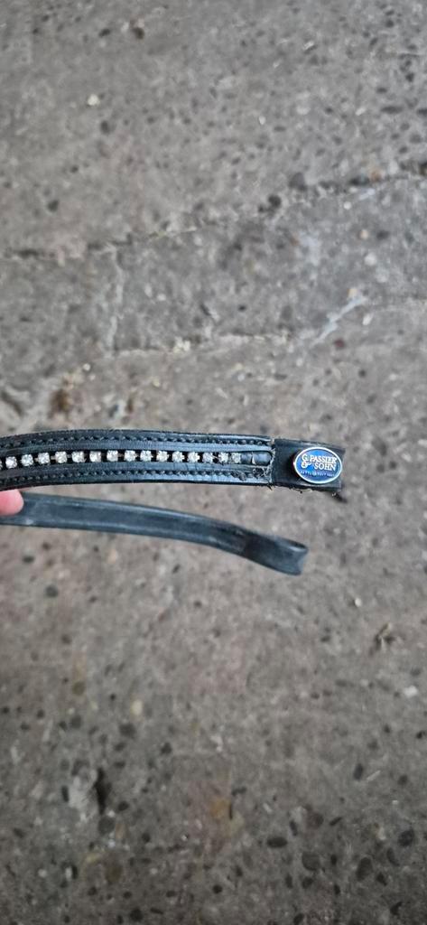 Frontriem full,  nooit gebruikt., Dieren en Toebehoren, Paarden en Pony's | Hoofdstellen en Tuigage, Zo goed als nieuw, Dressuur
