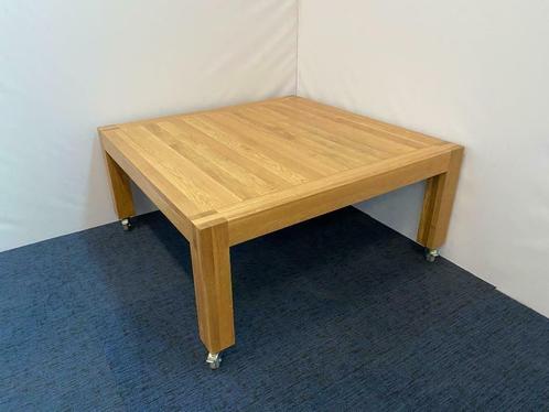 4 x Satelliet Viking tafel, hout, verrijdbaar, 160 x 160 cm., Huis en Inrichting, Bureaus, Gebruikt, Bureau, Ophalen of Verzenden