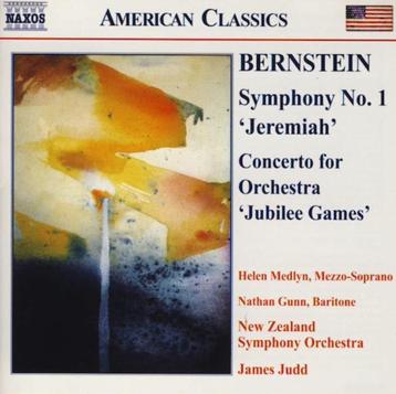BERNSTEIN Symphony no. 1 CD JUDD NAXOS TOP CONDITIE