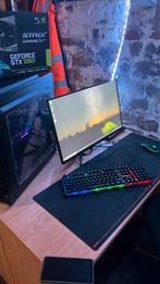 Water gekoelde gaming pc met gaming monitor, Gaming PC, Ophalen of Verzenden, Zo goed als nieuw, Gaming