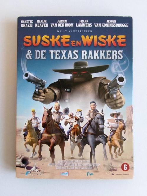 DVD - Suske en Wiske & De Texas Rakkers, Cd's en Dvd's, Dvd's | Tekenfilms en Animatie, Zo goed als nieuw, Europees, Vanaf 6 jaar