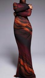 Avondjurk nieuw met prijskaartje, Galajurk, Bruin, Nieuw, Ophalen of Verzenden