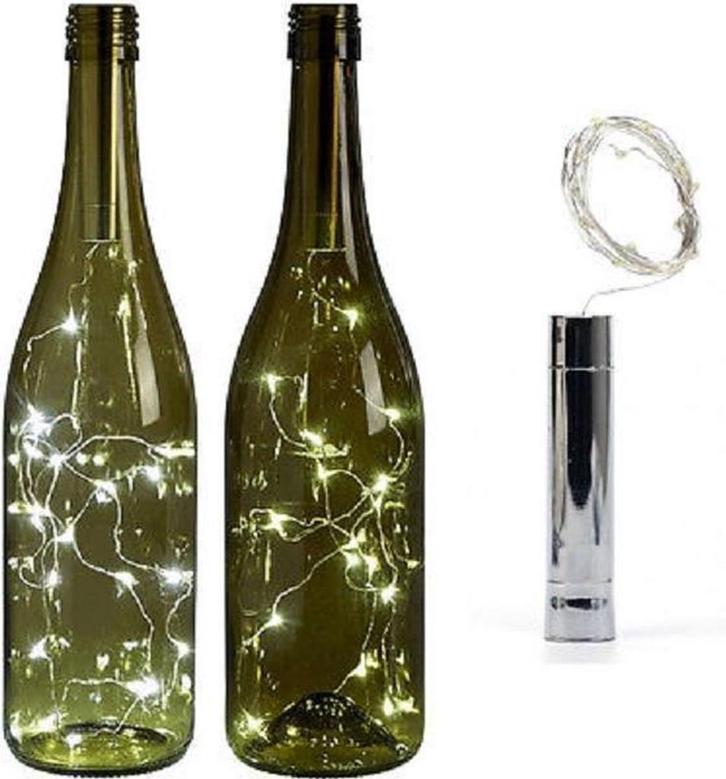 fles kurk lampjes, Hobby en Vrije tijd, Feestartikelen, Nieuw, Versiering, Kerst of Sinterklaas, Ophalen of Verzenden