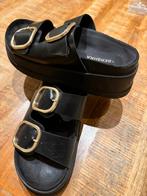 Zwarte sandalen maat 36, Zwart, Zo goed als nieuw, Sandalen of Muiltjes, Bershka