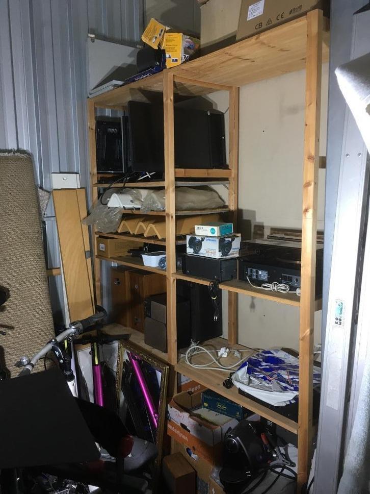 Lundia Stellingkast 226 cm hoog 50 cm diep en 176 cm breed, Huis en Inrichting, Kasten | Stellingkasten, Zo goed als nieuw, Ophalen