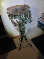 Standaard met schaal, Huis en Inrichting, Ophalen, Zo goed als nieuw, Rond, Glas