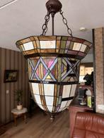 Hanglamp in tiffany stijl, Huis en Inrichting, Lampen | Hanglampen, Ophalen, Zo goed als nieuw, Glas, Minder dan 50 cm