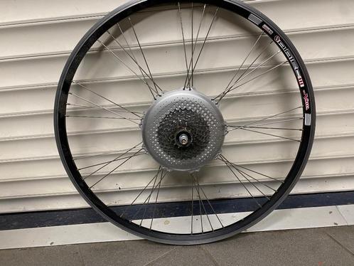 Trek electrische fiets achterwiel 75,-, Fietsen en Brommers, Elektrische fietsen, Gebruikt, Overige merken, 55 tot 59 cm, 50 km per accu of meer