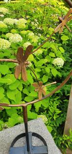 BRONZEN CIRKEL MET 5 LIBELLES / / opruiming, Tuin en Terras, Nieuw, Info@huisentuindecoratiemarie.nl, Huis en tuin decoratie marie