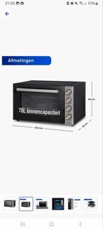 Kumtel oven 70 liter, Ophalen, Minder dan 45 cm, Hete lucht, Zo goed als nieuw