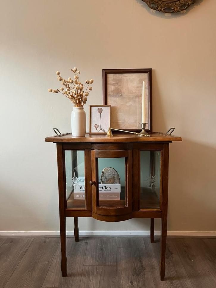 Vintage theekastje, Antiek en Kunst, Antiek | Meubels | Kasten, Ophalen