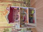 Poppenhuis met meubeltjes, Verzamelen, Poppenhuizen en Toebehoren, Ophalen, Gebruikt, Poppenhuis