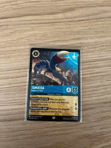 Lorcana Tamatoa 162/204, serie 7 Engels beschikbaar voor biedingen