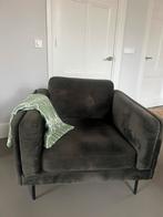 Groene fauteuil stoel, Ophalen, 75 tot 100 cm, Zo goed als nieuw, Stof