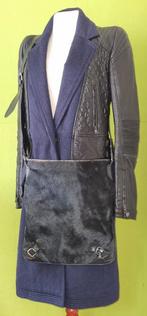 Mexx tas koeienhuid, Sieraden, Tassen en Uiterlijk, Tassen | Damestassen, Ophalen of Verzenden, Zo goed als nieuw, Blauw