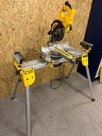Dewalt DWS774 -QS afkortzaagset incl DE7033 onderstel., Doe-het-zelf en Verbouw, Gereedschap | Zaagmachines, Ophalen, Zo goed als nieuw