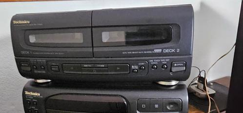 Technics CH404E Vintage Stereoset, Audio, Tv en Foto, Stereo-sets, Gebruikt, Cassettedeck, Cd-speler, Tuner of Radio, Speakers