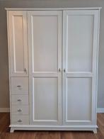Topkwaliteit massief houten kledingkast, wit, Huis en Inrichting, Kasten | Kledingkasten, Ophalen, Gebruikt, 100 tot 150 cm, 150 tot 200 cm