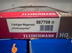 Fleischmann wagonset “FERIENEXPRESS” NIEUW., Hobby en Vrije tijd, Modeltreinen | H0, Gelijkstroom, Fleischmann, Ophalen of Verzenden