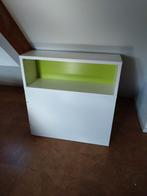 IKEA Nachtkastje - Wit met Groene Accentkleur, Huis en Inrichting, Ophalen, Gebruikt, 55 tot 70 cm, 45 tot 65 cm